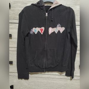 Split Zip up hoodie